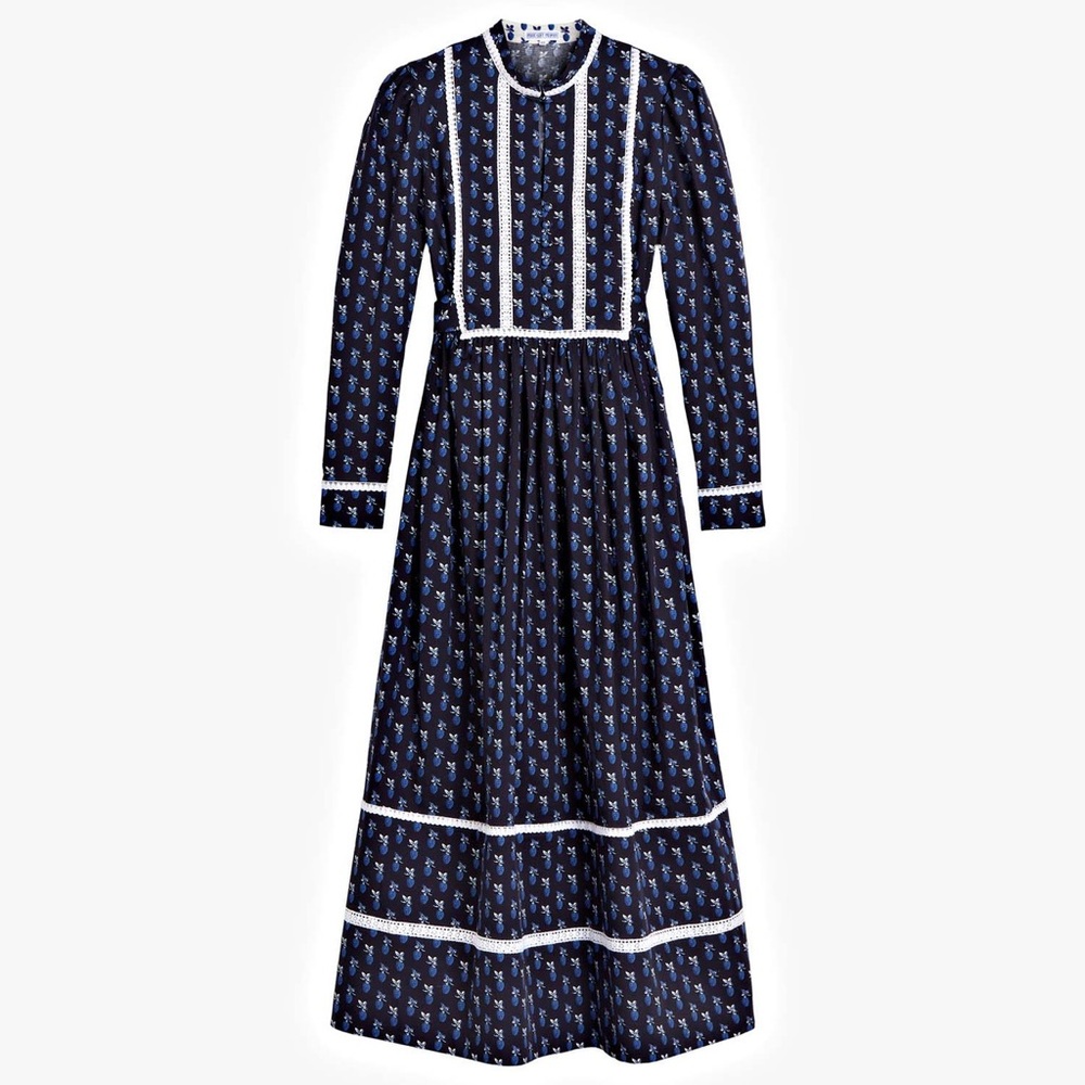 TUCKERNUCK Pink City Prints Midnight Strawberry Audrey dress Medium